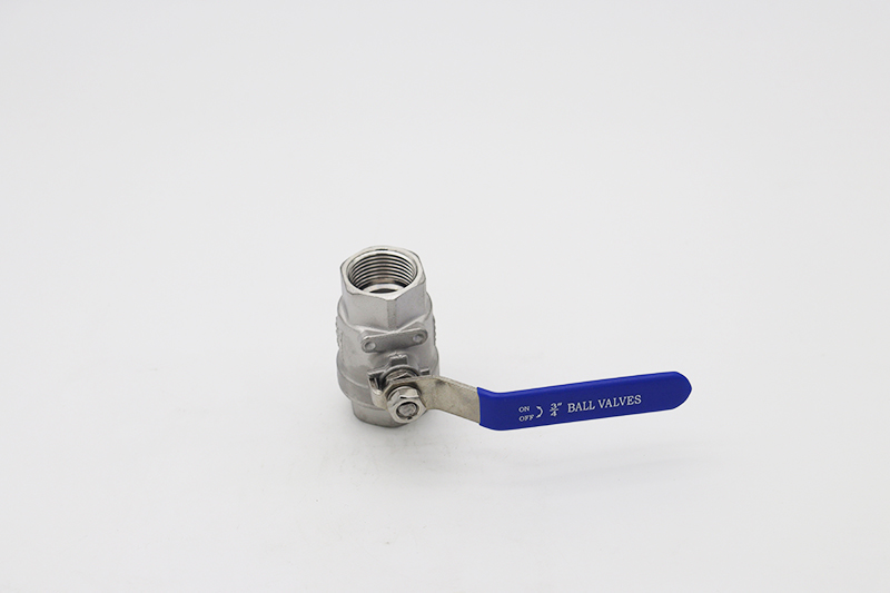 Two-piece ball valve